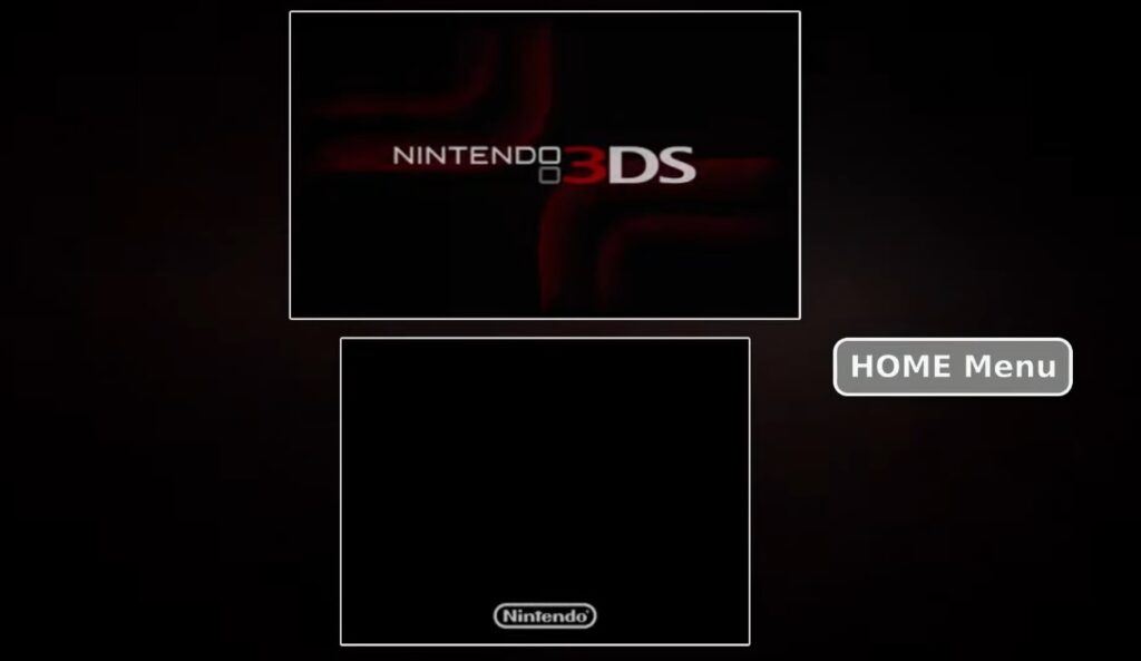 One of the 3DS loading screens, running in Mikage, a 3DS emulator.