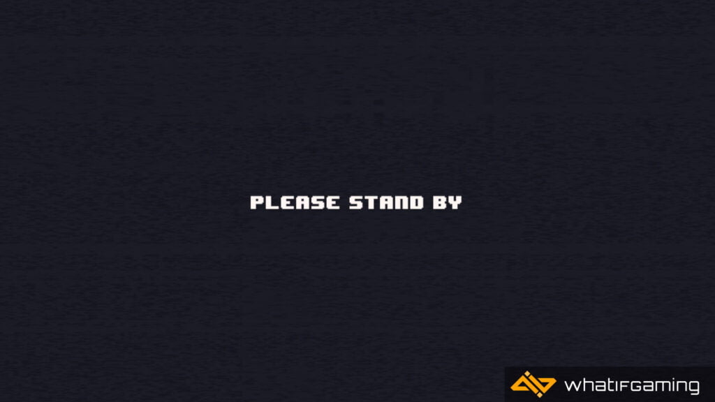 Please Stand By Screen