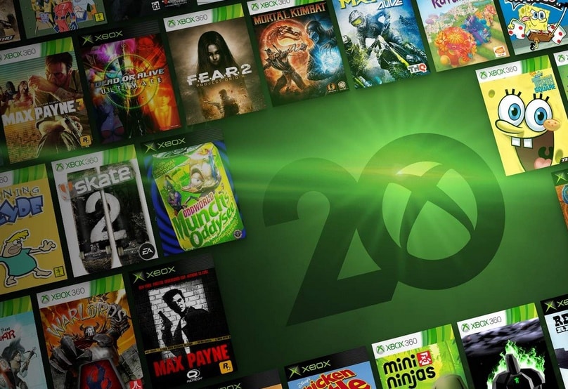 A promotional poster for adding old titles to new Xbox consoles via Fission, an Xbox 360 emulator.