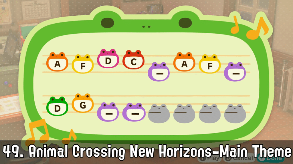 Animal Crossing New Horizons theme as an island tune