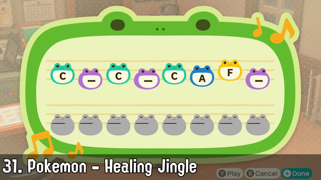 Pokemon Center's healing jingle as an island tune