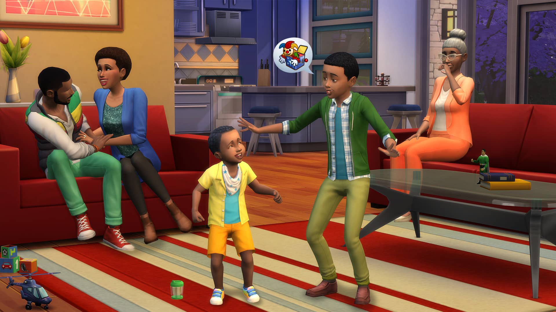 Cheerful sims are mostly happy all the time.
