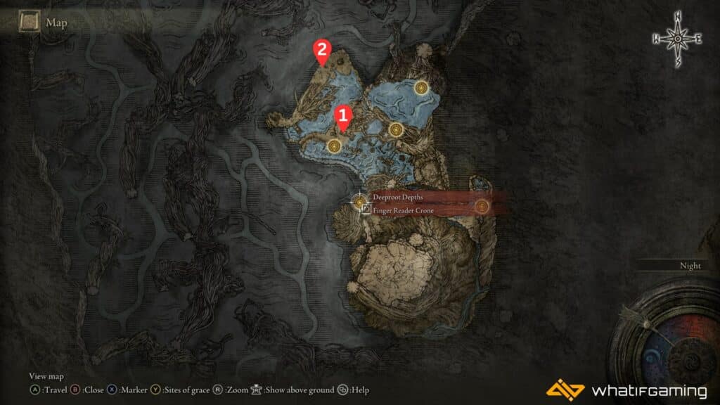 Deeproot Depths Smithing Stone 5 Map Locations
