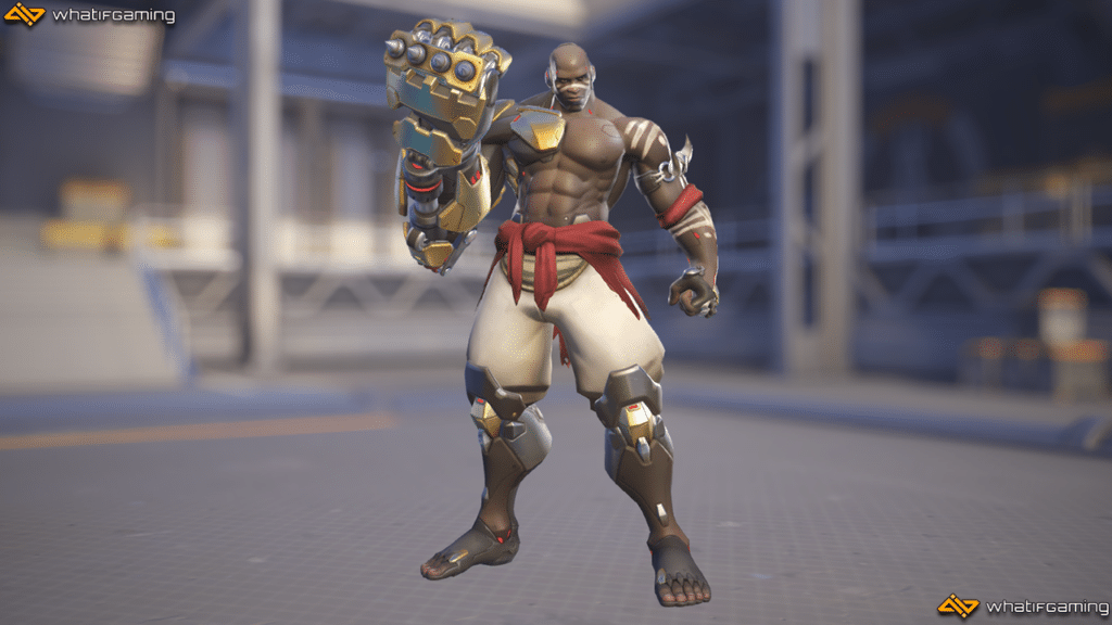 A photo of Doomfist.