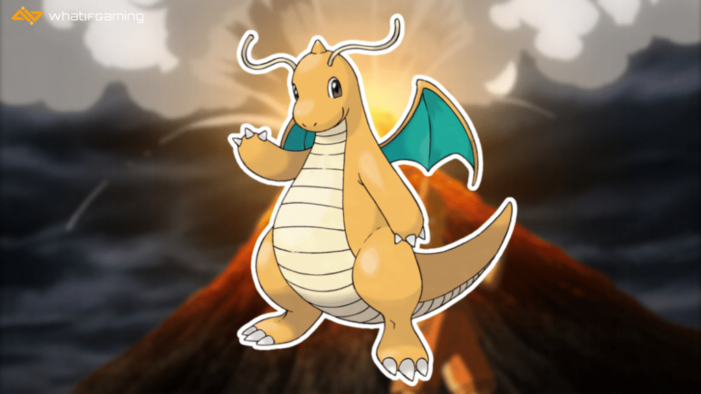 Image of Dragonite.