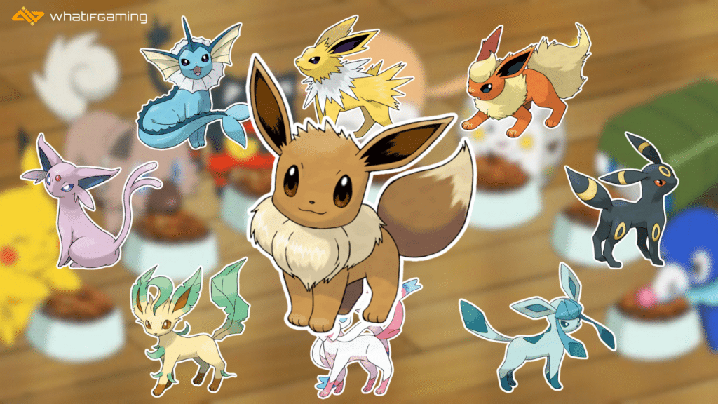 Image of Eevee (all evolutions).