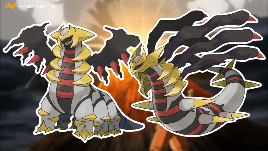 Image of Giratina in both forms.