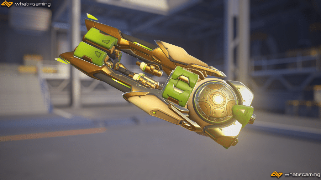 Orisa's Gold gun in Overwatch 2