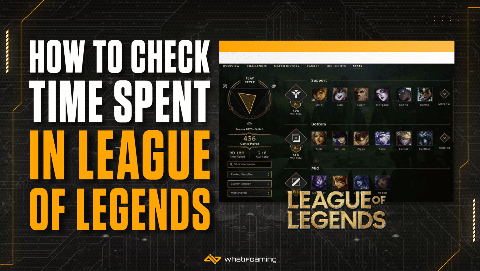 How to Check Time Spent in League of Legends - WhatIfGaming