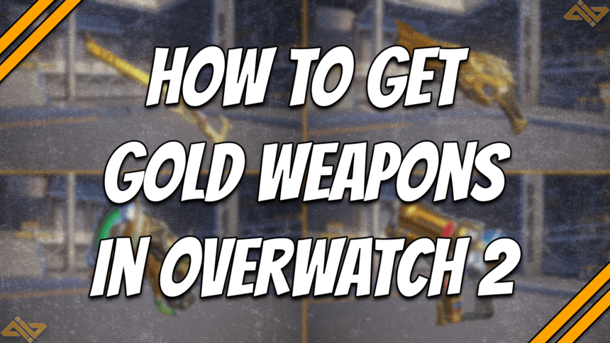 How to get gold weapons in Overwatch 2 title card