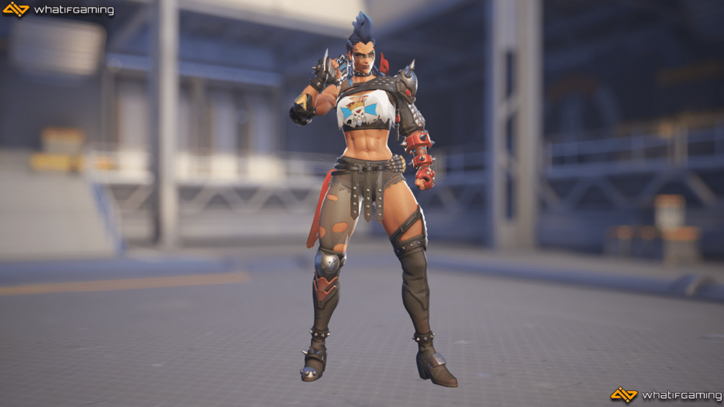 A photo of Junker Queen, one of the Best Overwatch 2 DPS Heroes.