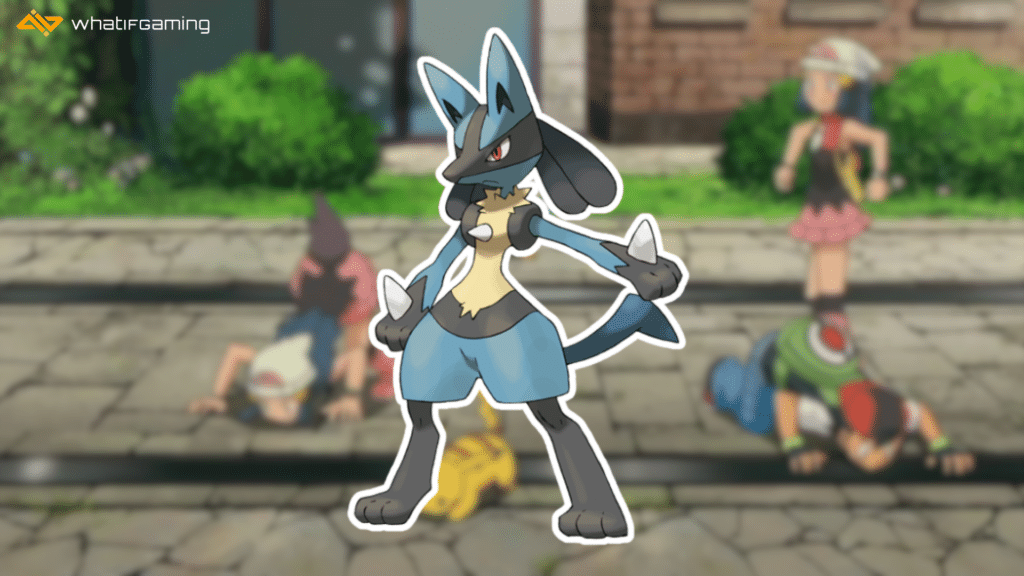 Image of Lucario.