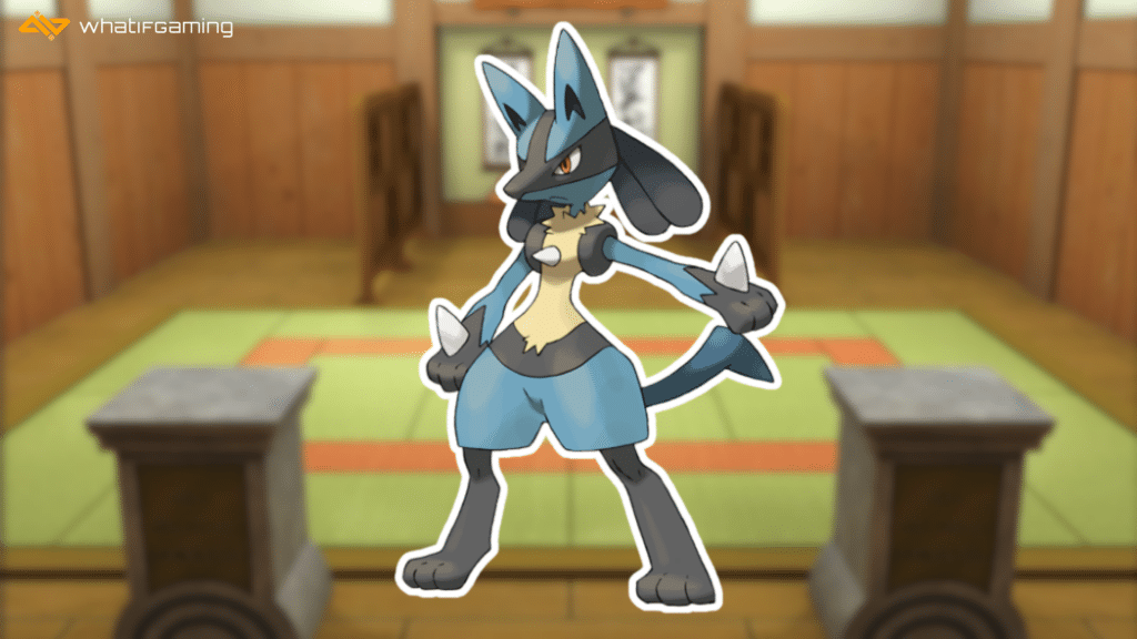 Image of Lucario.