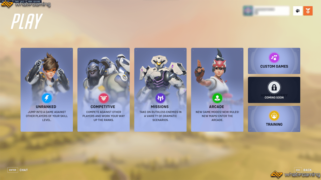 The different queues in Overwatch 2.