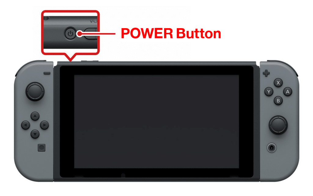 Power Button on Nintendo Switch