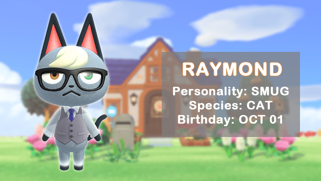 A profile of Raymond, arguably the most popular Animal Crossing villager.