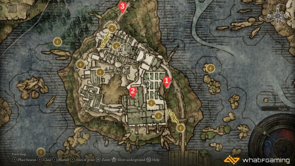 Raya Lucaria Academy Smithing Stone 5 Map Locations