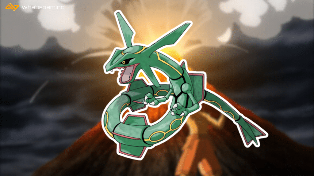 Image of Rayquaza.