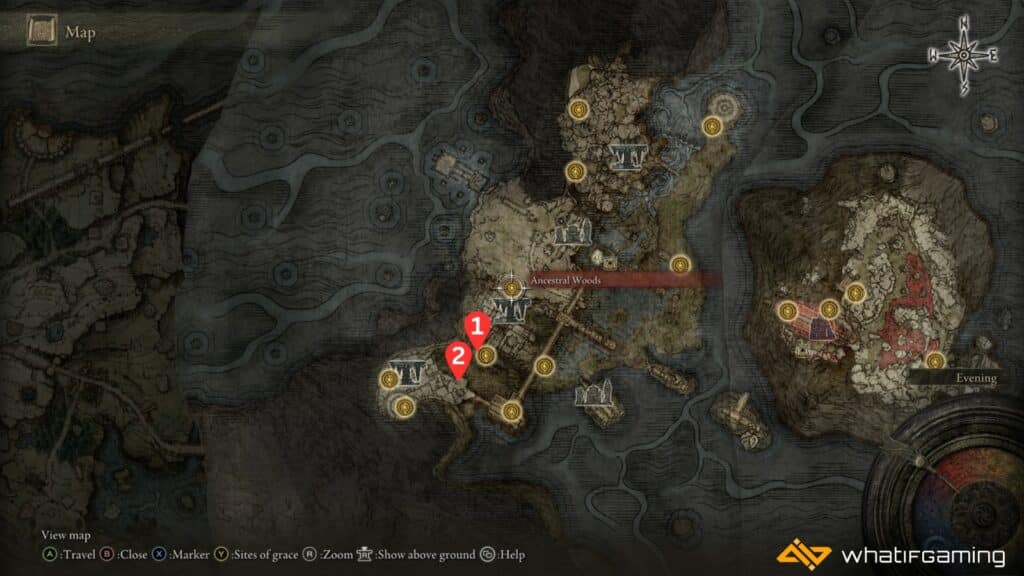 Siofra River Smithing Stone 4 Map Locations
