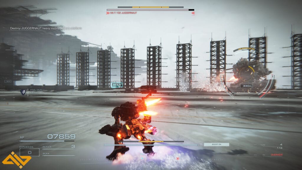 Stay on its Flank - Armored Core 6 Juggernaut HA-T-102