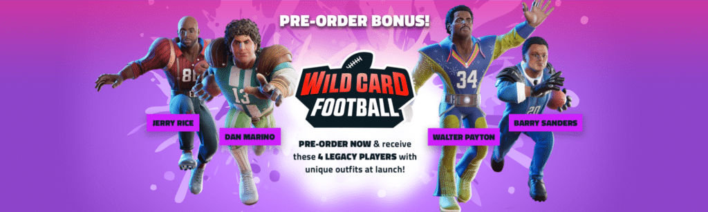 Wild Card Football Pre-Order Bonus: Legacy Players Kickoff Pack