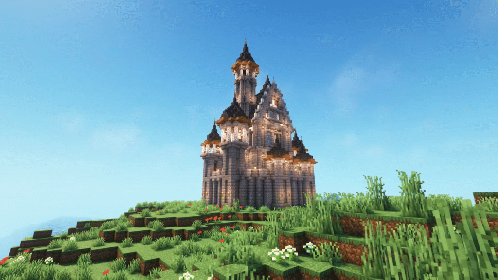 minecraft medieval town blueprints