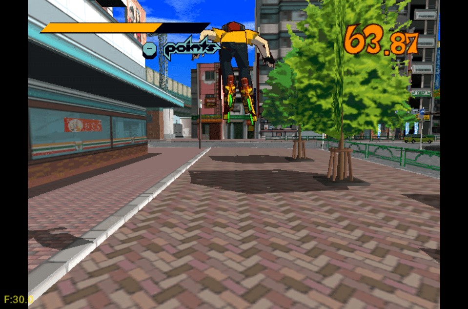 Jet Set Radio is a rollerblading, graffiti tagging video game, unlike many of its peers at the time.