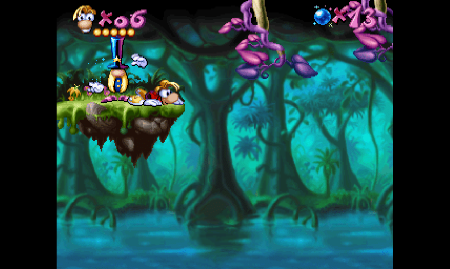 Rayman in the eponymous title.