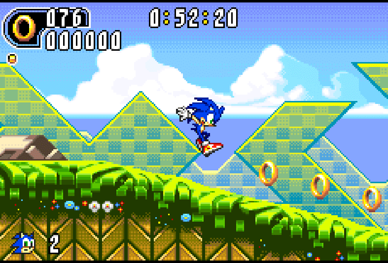 Sonic Advance 2 is another great Sonic game for the GBA.