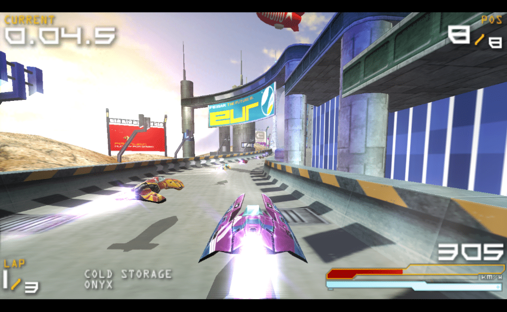 Wipeout Pure is like most Wipeout games. a great futuristic racing game.