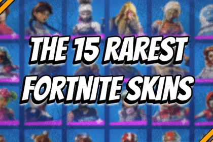 15 of the Rarest Fortnite Skins, Ranked (2023) title card.