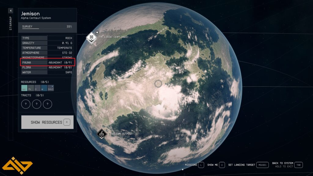 Look for Planets that have Abundant Fauna. - Starfield Level Up