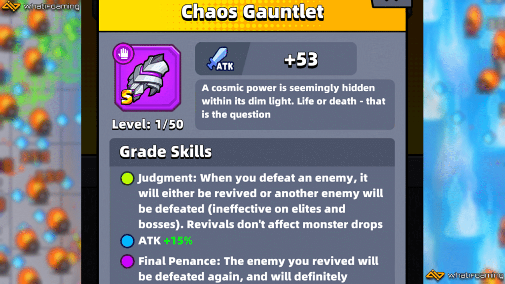 Chaos Gauntlet Description in Survivor.io