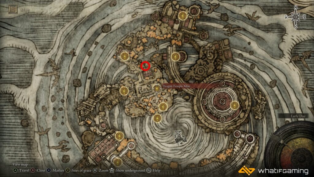 Crumbling Farum Azula Dragon Temple Ancient Dragon Smithing Stone Map Locations