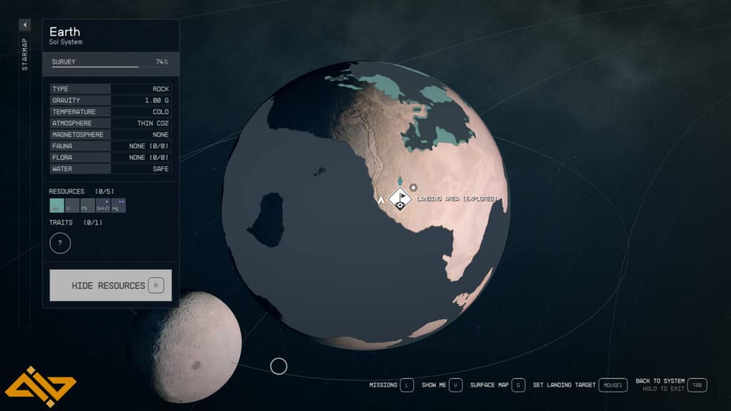 Earth Resource Map