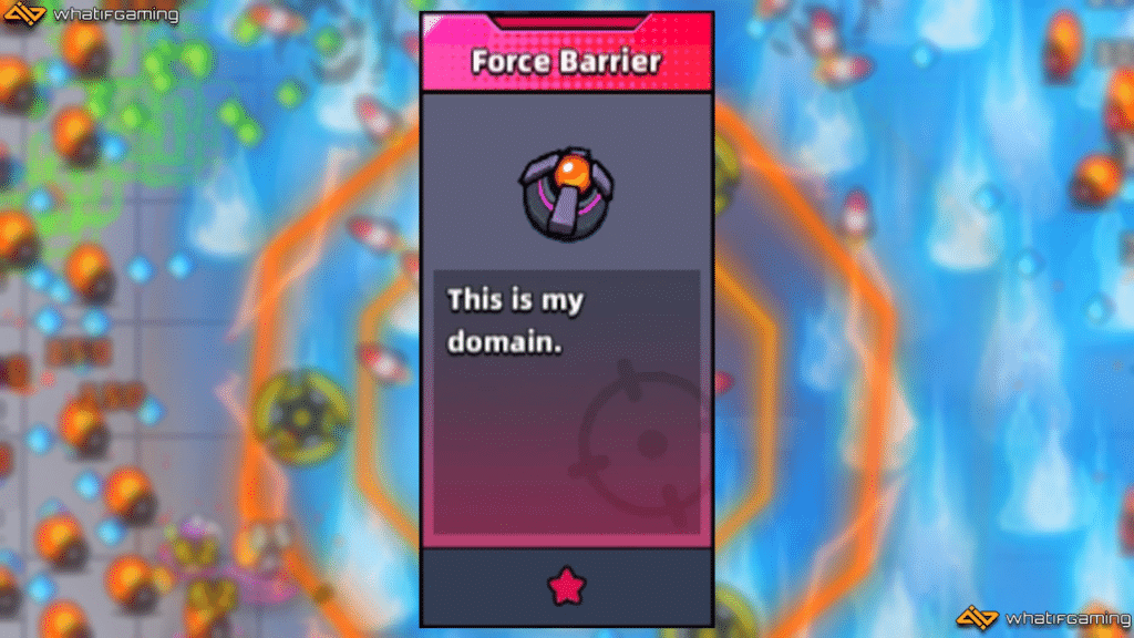 Force Barrier description in Survivor.io