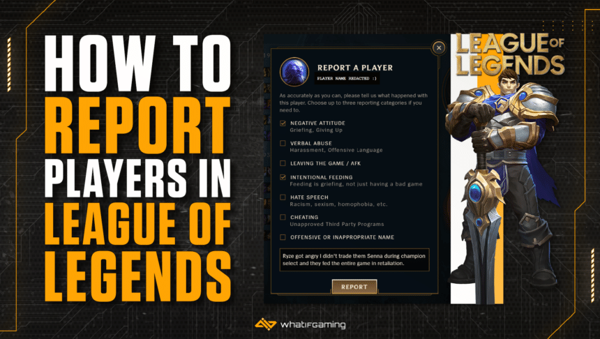How to Report Players in League of Legends