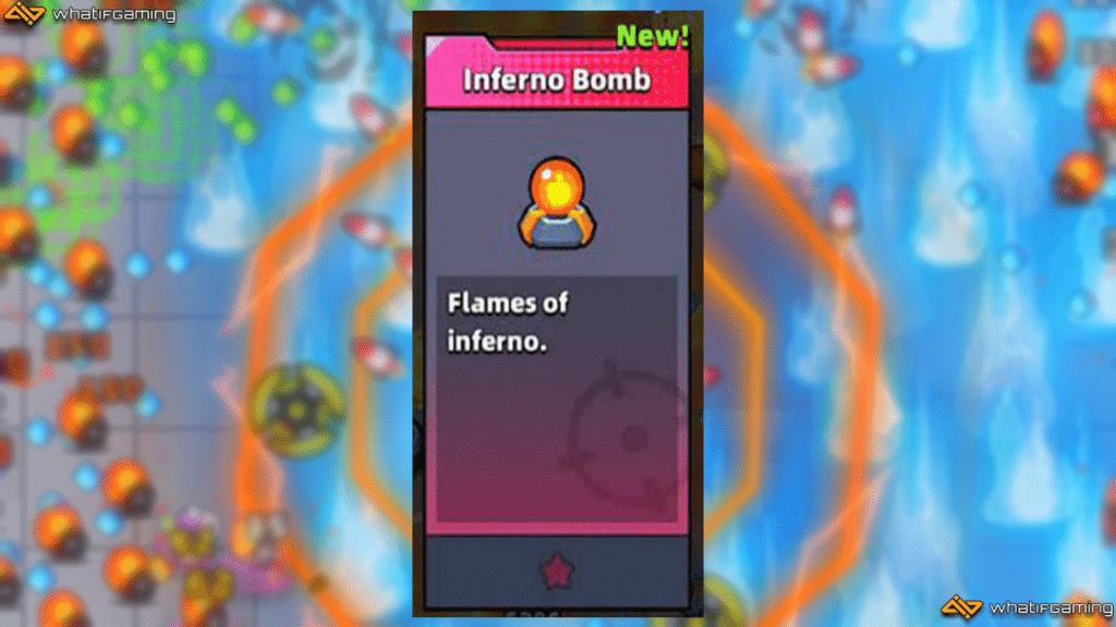 Inferno Bomb description in Survivor.io