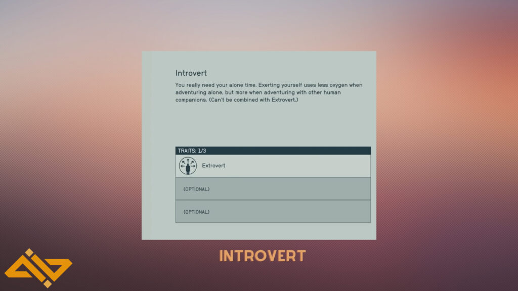Introvert - Starfield Traits Explained