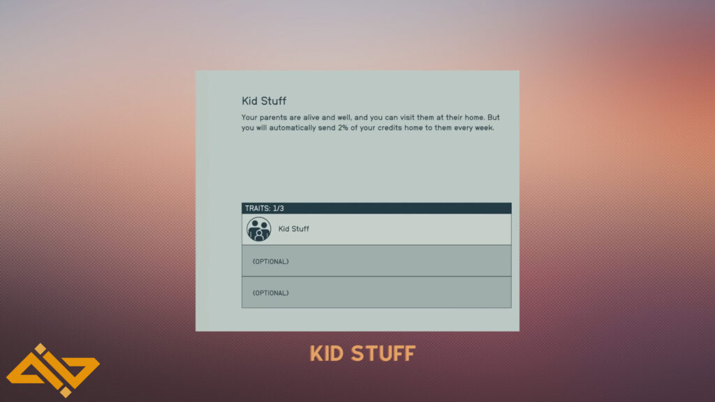 Kid Stuff - Starfield Traits Explained