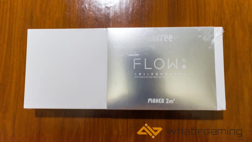 Image shows the Lofree Flow box