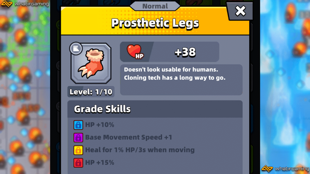 Prosthetic Legs description
