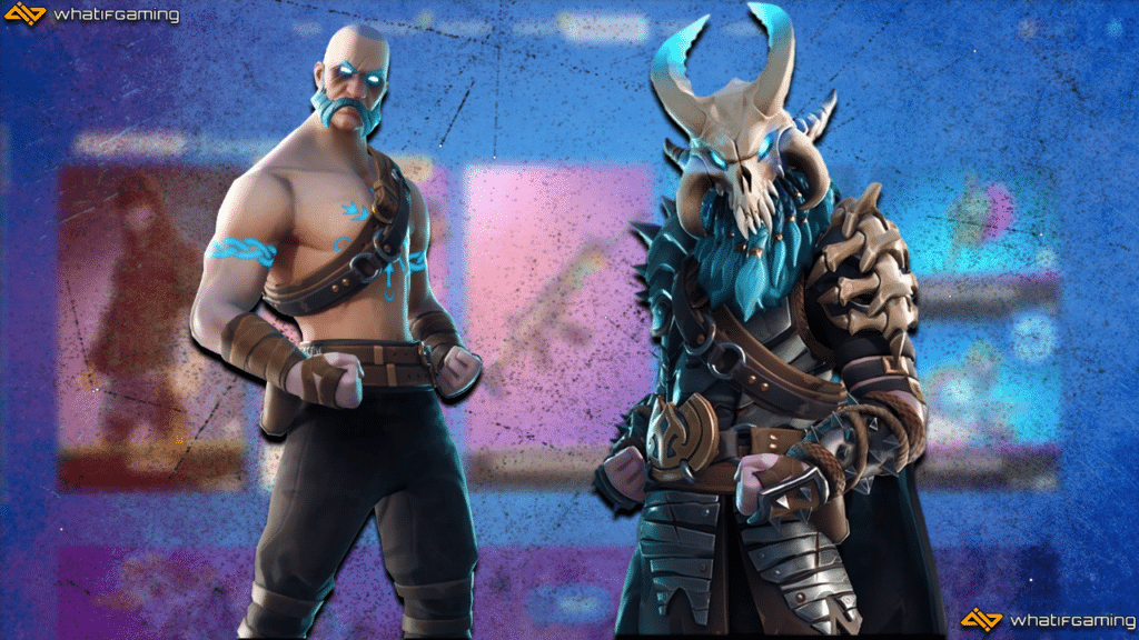 A photo of the rare Fortnite skin Ragnarok.