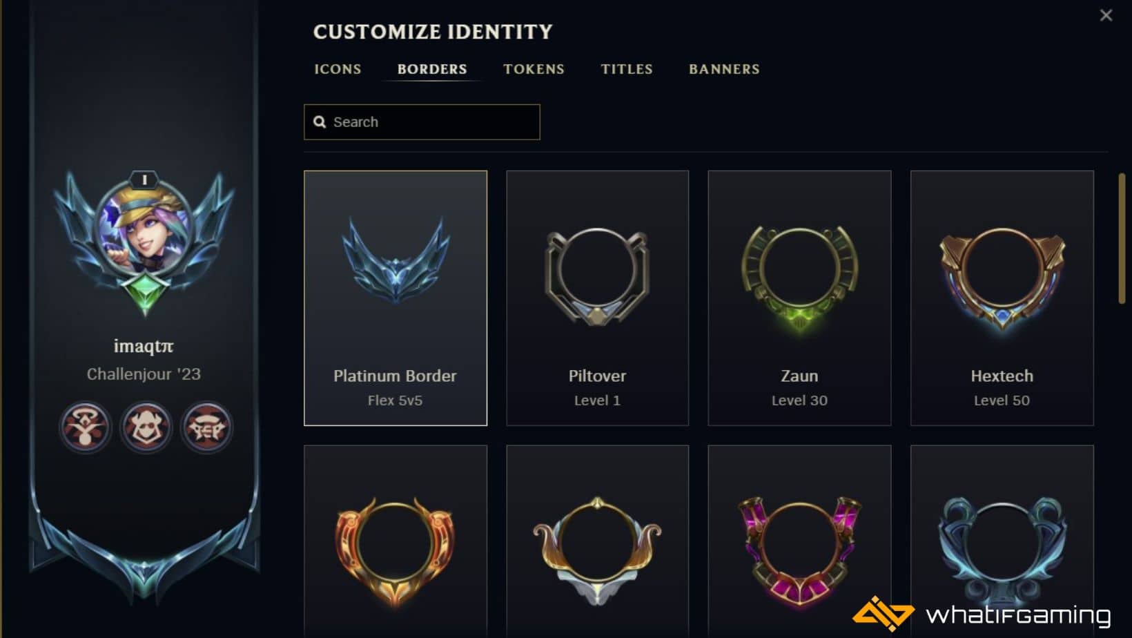 League of Legends Ranked Borders and How to Get Them 
