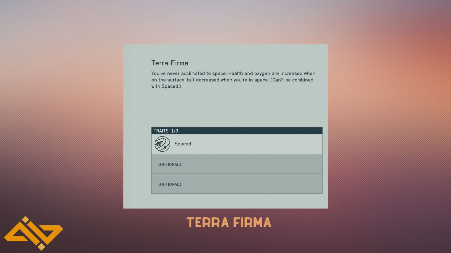 Terra Firma Trait