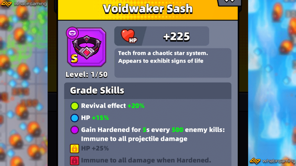 Voidwaker Sash description