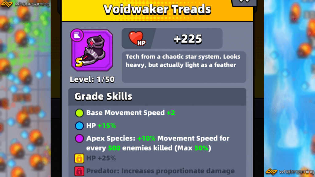 Voidwaker Treads description