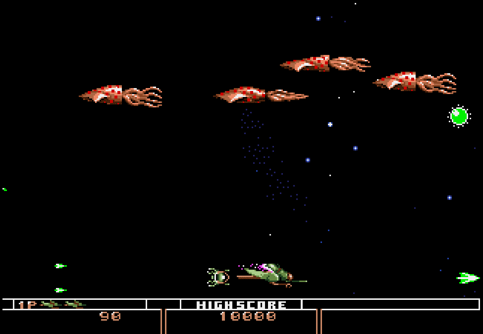 Bio-Hazard Battle is a unique side-scrolling shooter, one of the best Genesis shooters.
