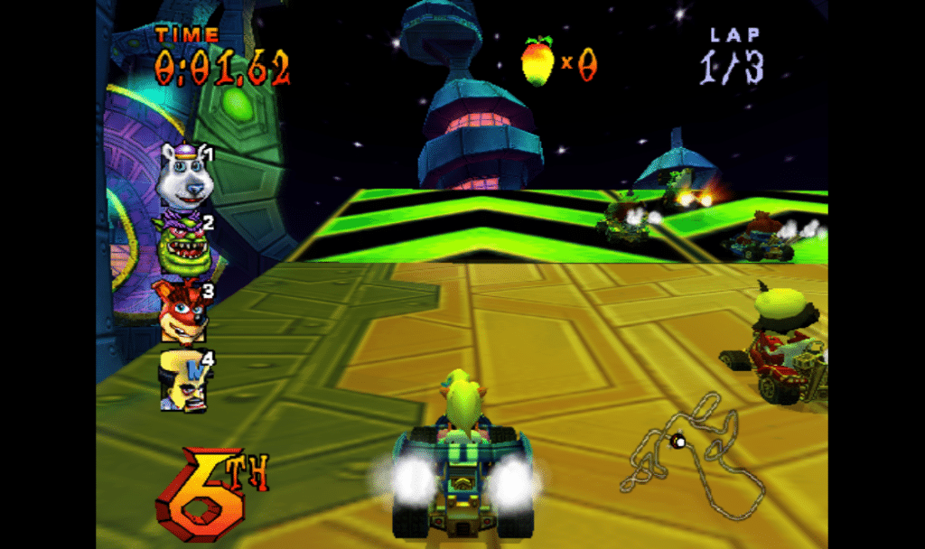 Crash Bandicoot in a racing game, what more could you want?