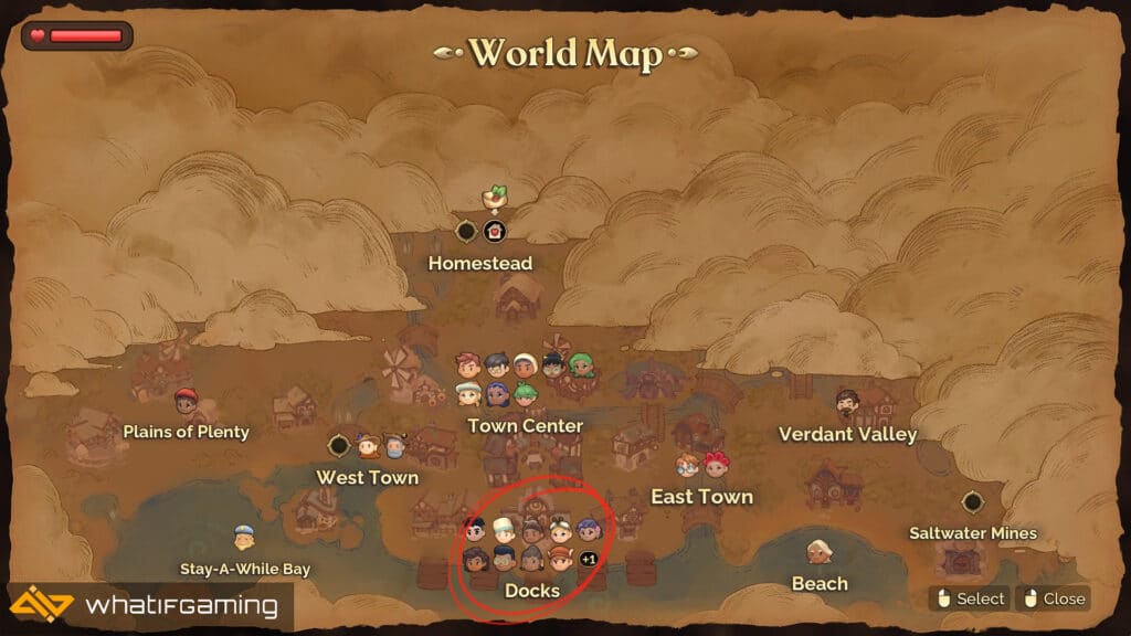 Fae Farm World Map